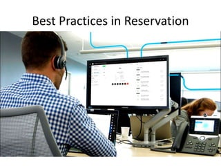 Modes of Reservation Inquiry
Written
• Letter
• Fax
• Telex
• Email.
Verbal
•In person
•Telephone.
 