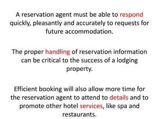 Mode of Reservation
• How the booking request was made by the
prospective customer?
• This helps the hotel to decide, whic...