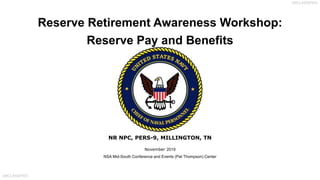 Reserve Retirement Awareness Workshop | PPTX