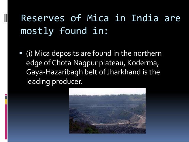 reserves-of-mica-in-india