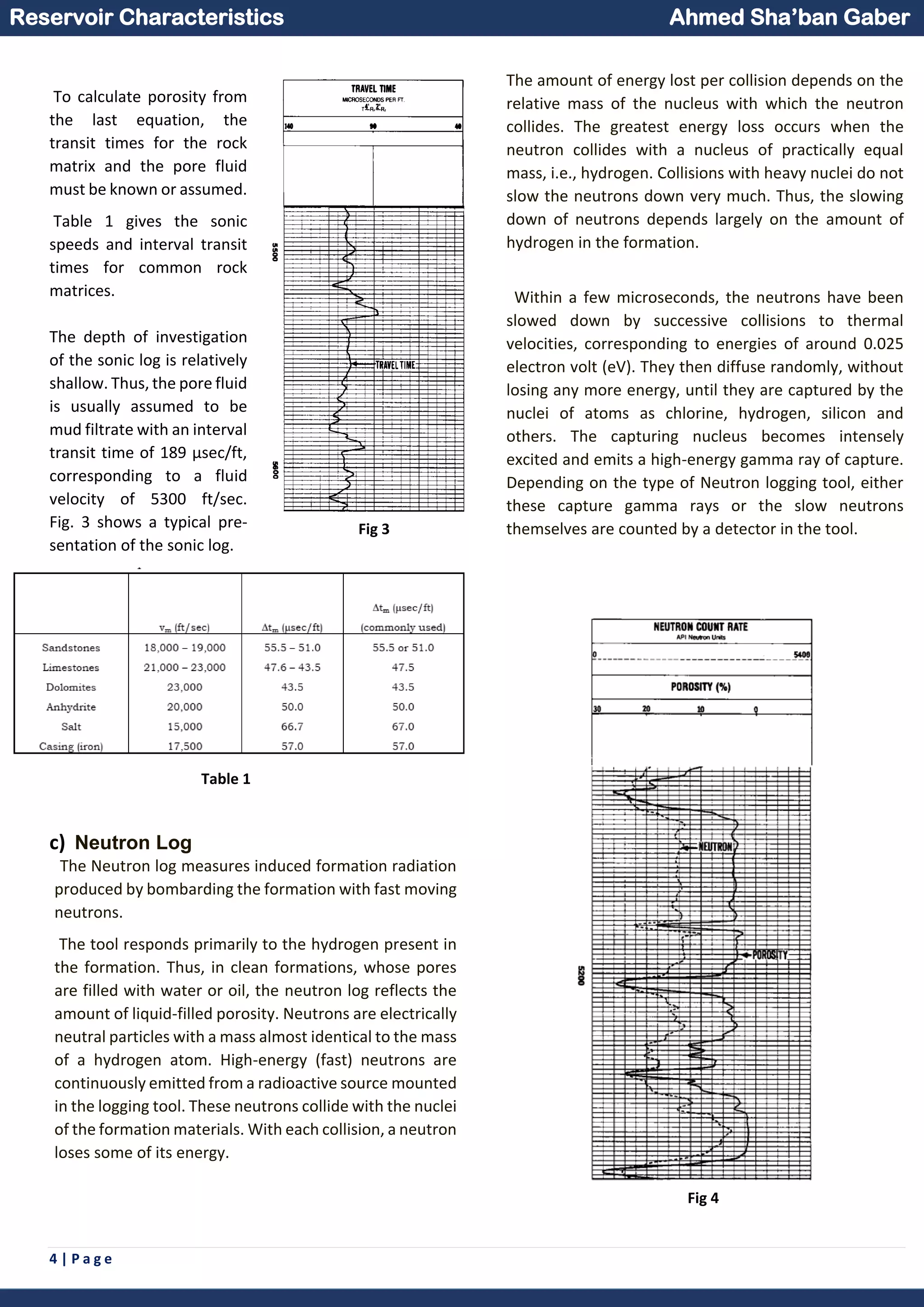 Reservoir characteristics, petro physics-porosity#1 | PDF