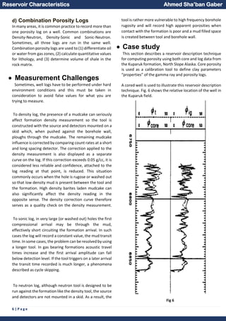 Reservoir characteristics, petro physics-porosity#1 | PDF