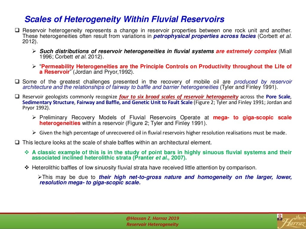 Reservoir heterogeneity