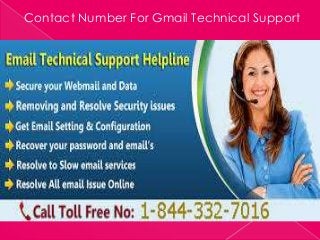 Contact Number For Gmail Technical Support
 