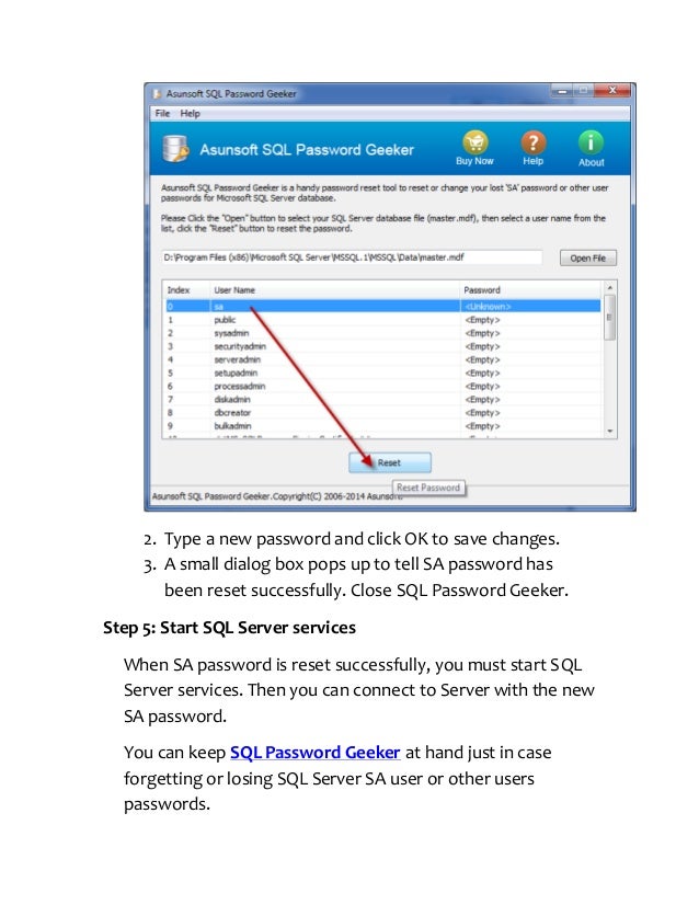 Reset SA Password For SQL Server 2012 reset-sa-password-for-sql-server-2012