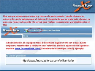 Resgistro Finanzas Forex