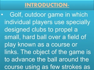 GOLF | PPTX