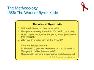 The Methodology
IBSR: The Work of Byron Katie
 