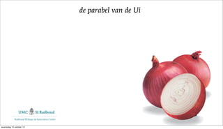 de parabel van de Ui




            Radboud REshape & Innovation Center


woensdag 10 oktober 12
 