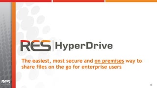 The easiest, most secure and on premises way to
share files on the go for enterprise users


                                                  44
 