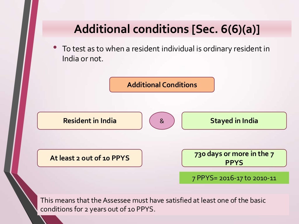 Presentation on Residence and tax liability, ppt on Residence and tax…
