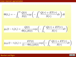 !35
Bancheri and Rigon
Summary
 