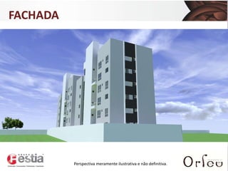 FACHADA para modificar el estilo
Haga clic

de título del patrón

• Haga clic para modificar el estilo de texto del
patrón
– Segundo nivel
• Tercer nivel
– Cuarto nivel
» Quinto nivel

Perspectiva meramente ilustrativa e não definitiva.

 