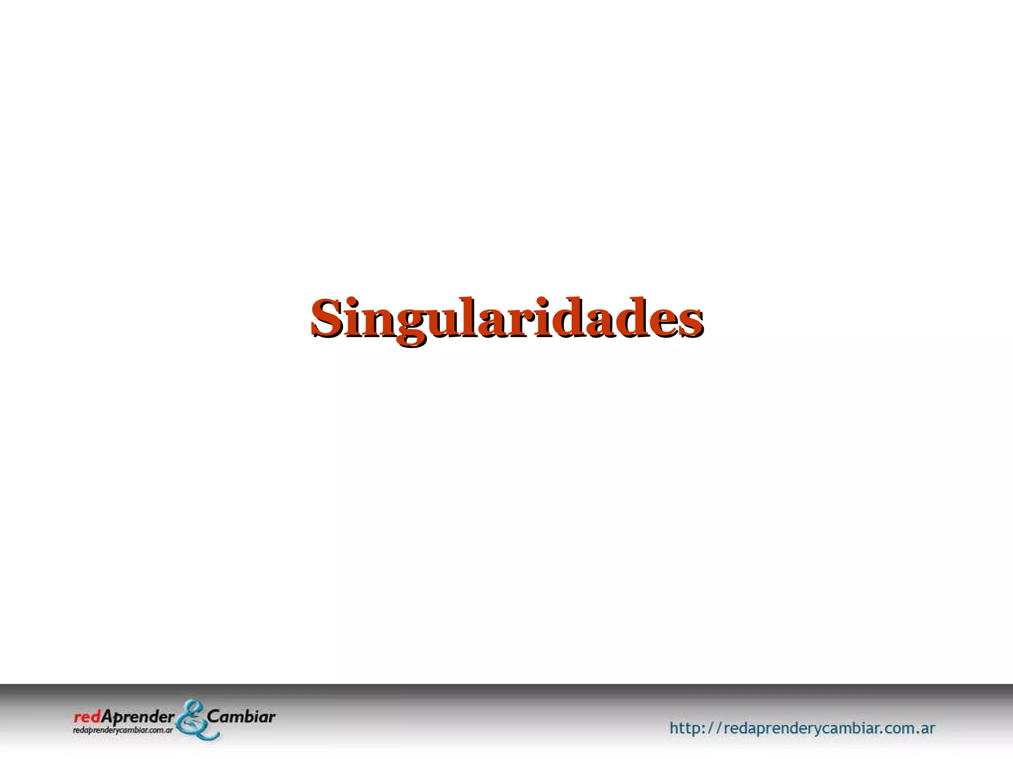 Singularidades 