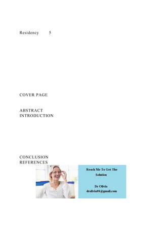 Residency5COVER PAGEABSTRACTINTR.docx