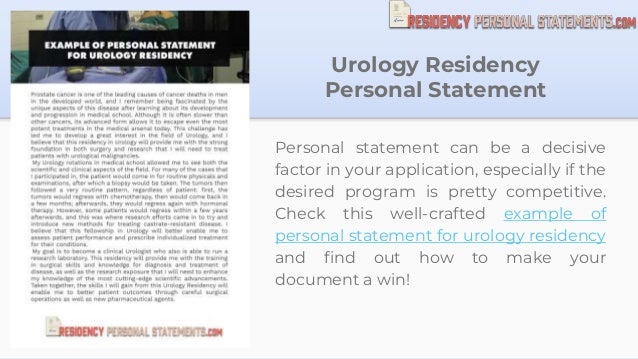 Pathology residency personal statement image