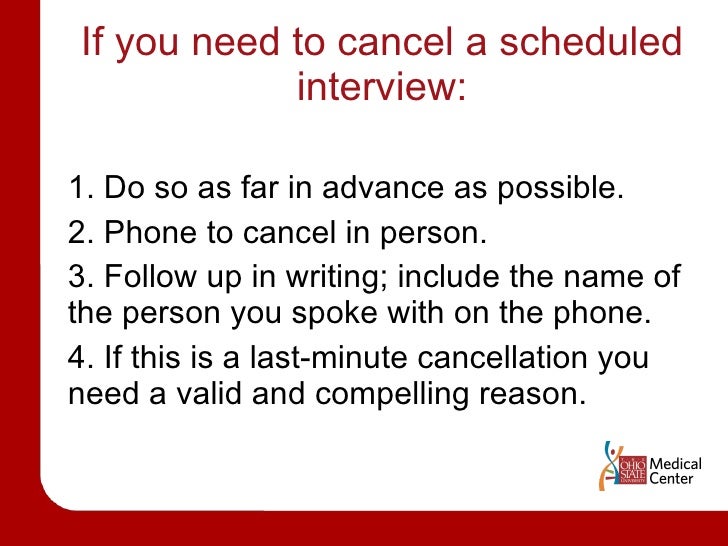 Residency Interview Advice