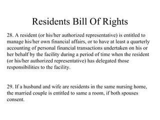 Resident Bill Of Rights & Responsibilities | PPT