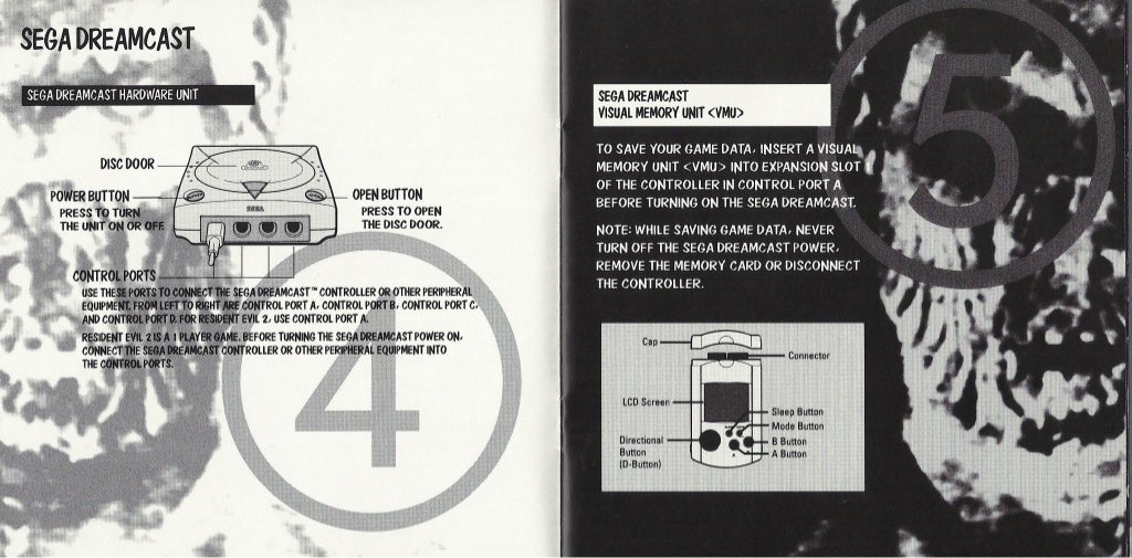 Resident evil 2 manual ntsc dreamcast
