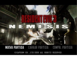 Resident evil 3 nemesis
