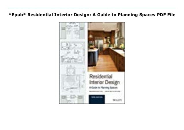 Epub Residential Interior Design A Guide To Planning