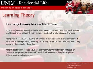 Look at Learning Theory, past and present