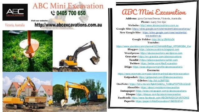 Residential Excavation Near Me Abc Mini Excavation Contact Us To