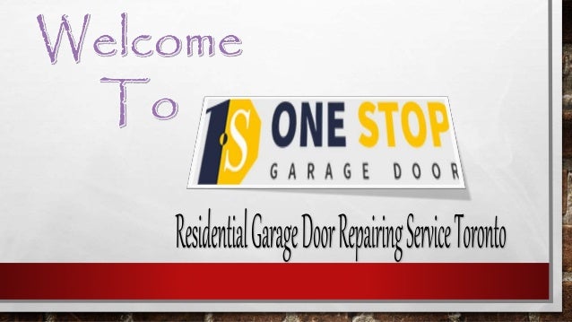 Residential Garage Door Repairing Service Toronto