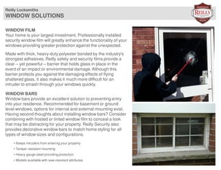 Reilly Security Reilly Security -Residential Security Solutions | PDF