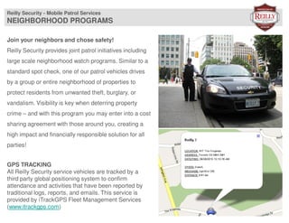 Reilly Security Reilly Security -Residential Security Solutions | PDF