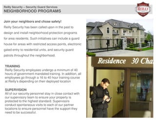 Reilly Security Reilly Security -Residential Security Solutions | PDF