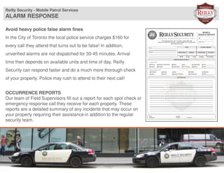 Reilly Security Reilly Security -Residential Security Solutions | PDF