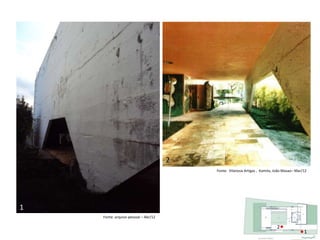 2
                                          Fonte: Vilanova Artigas , Kamita, João Masao– Mar/12




1
    Fonte: arquivo pessoal – Abr/12

                                                                            2
                                                                                            1
 