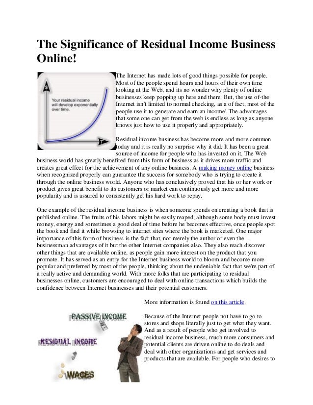 residual income examples residual income examples