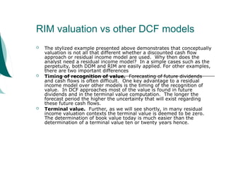 Ddm Approach Residual_Income_Valuation_Methodology.ppt