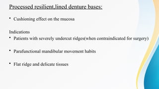 Residual ridge resorption and managemnt of resorbed ridges | PPTX