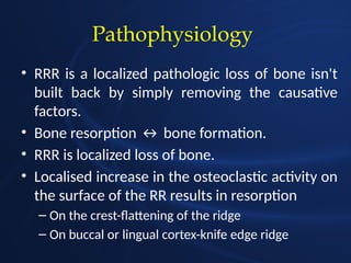 Systemic Factors For Rrr Comprehensive Overview and Management of Residual Ridge Resorption in ...