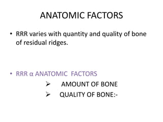 Systemic Factors For Rrr Residual ridge resorption 44 | PPTX