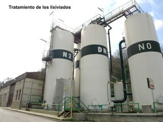 Tratamiento de los lixiviados
 