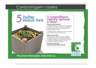 Compostagem caseira
 