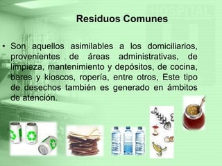 Residuos biocontaminados