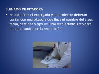 Residuos peligrosos biológicos infecciosos | PPTX