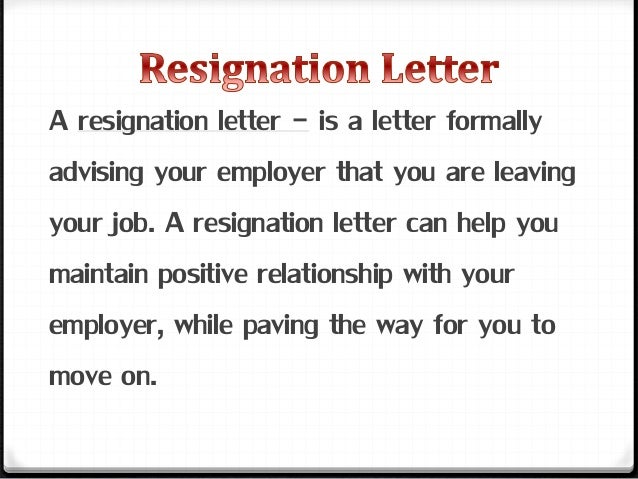 resignation letter powerpoint how to create resignation letter