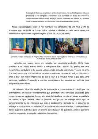 “(Re)significando o memorial   2ª escrita”.