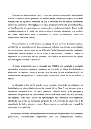 “(Re)significando o memorial   2ª escrita”.