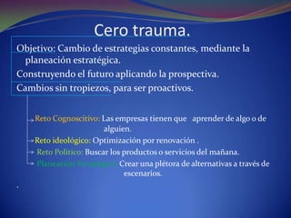 Renovación: Que se refiere a la reconstrucción Creativa.