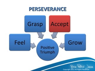 PERSEVERANCE Copyright 2011 All Rights Reserved   
