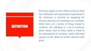 Building Resilience Through Positive Messages