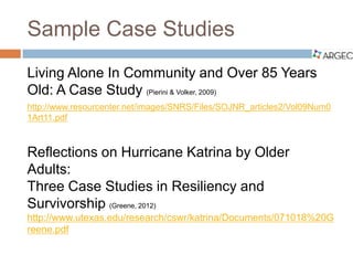 ARGEC: Resilience in older adulthood | PDF
