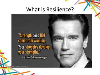 What is Resilience?
 